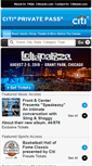 Mobile Screenshot of citiprivatepass.com