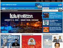 Tablet Screenshot of citiprivatepass.com